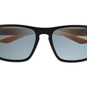 Cat Caterpillar 8017 Men's Polarized Square Sunglasses, Matte Black, 58 mm