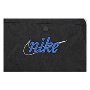 Nike NK HERITAGE DUFF - RETRO Duffle Bag', BLACK/BLACK/HYPER ROYAL, One Size, backpacks
