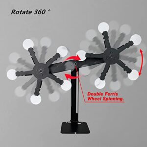 Atflbox Resetting and Rotate The Metal Shooting Target for Airsoft BB Guns, Dueling Tree and Double Star