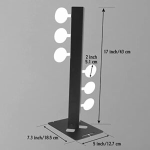 Atflbox Resetting and Rotate The Metal Shooting Target for Airsoft BB Guns, Dueling Tree and Double Star