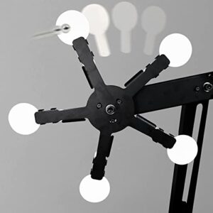 Atflbox Resetting and Rotate The Metal Shooting Target for Airsoft BB Guns, Dueling Tree and Double Star