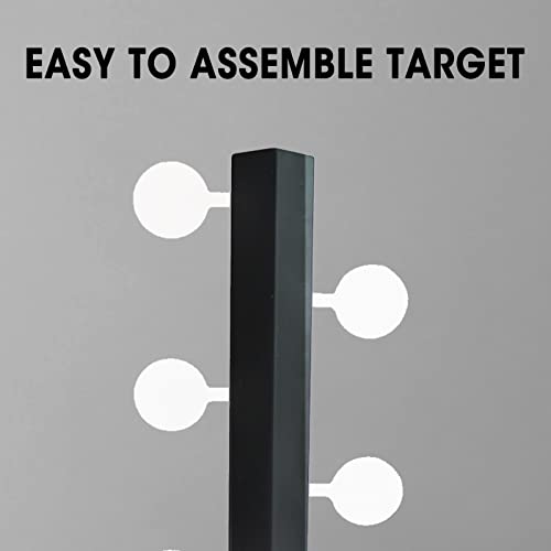 Atflbox Resetting and Rotate The Metal Shooting Target for Airsoft BB Guns, Dueling Tree and Double Star