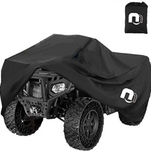 Waterpfoof ATV Cover, Heavy Duty Windproof, Protect 4 Wheelers from Snow Rain & Sun (Black, 102 inch)