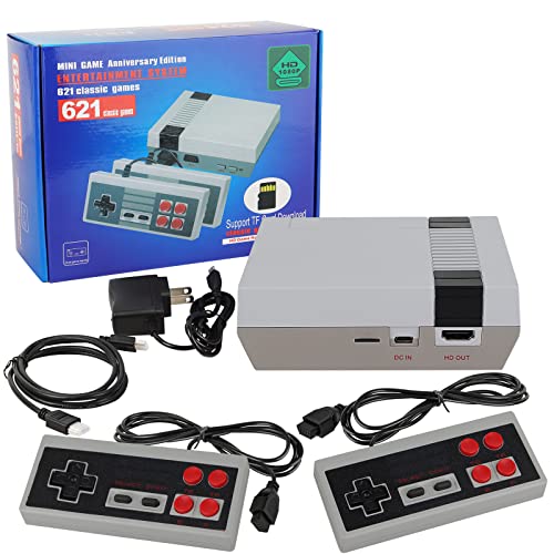 Retro Classic Game Console, 621 Different Classic Games, with TF Card, HDMI Classic Retro Game Console,Classic Game Play, Retro Game Play, Nostalgic Game Play HDMI Output