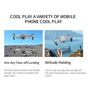 Remote Control Drones with Camera 1080p HD FPV for Kids One Key Start Speed Adjustment Flying Toys with Altitude Hold Headless Mode for Boys Girls Cool Stuff Electronics (Black)