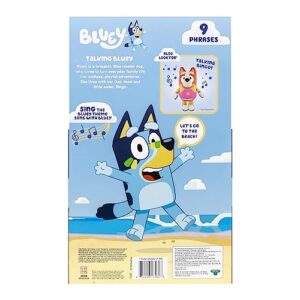 Bluey, Talking Beach 13" Talking Plush Toy with 9 Phrases Bases Around The Episode Beach Theme Song