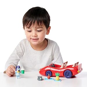 Bluey Vehicle and Figure Pack, Escape Convertible with 2.5 inch Exclusive Figure, 4 Accessories and Sticker Sheet