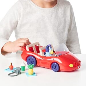 Bluey Vehicle and Figure Pack, Escape Convertible with 2.5 inch Exclusive Figure, 4 Accessories and Sticker Sheet