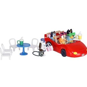 Bluey Vehicle and 4 Figure Pack, Escape Convertible with Four 2.5 Inch Figures, 9 Accessories and Sticker Sheet | Amazon Exclusive