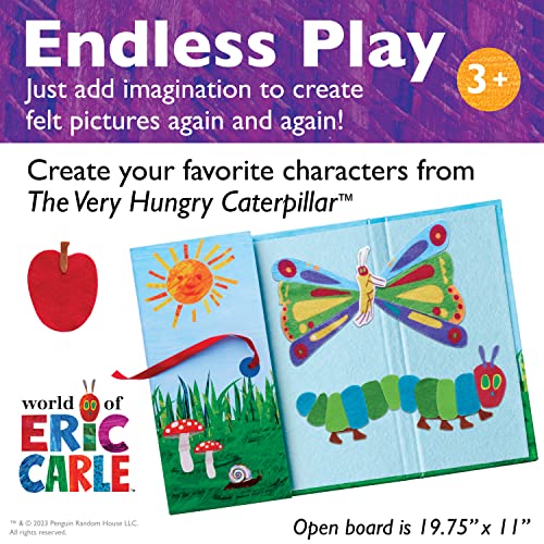 Creativity for Kids The Very Hungry Caterpillar Toy: Fun Felt Play - Busy Board for Toddlers from The World of Eric Carle Books, Preschool Arts and Crafts for for Kids Ages 3-5+