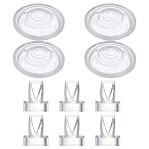 Nanawawa Duckbill Valve and Silicone Diaphragm,Compatible with momcozyS9/S12/S9pro/S12pro/TSRETE，Pump Parts/Accessories (10 Piece Set)