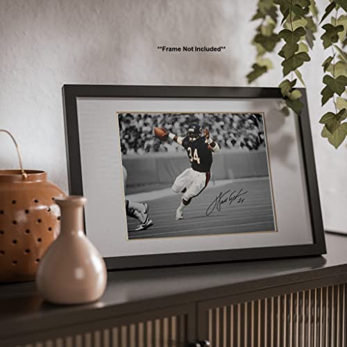 Ikonic Fotohaus Walter Payton Signed Photo Autograph Print Wall Art Home Decor