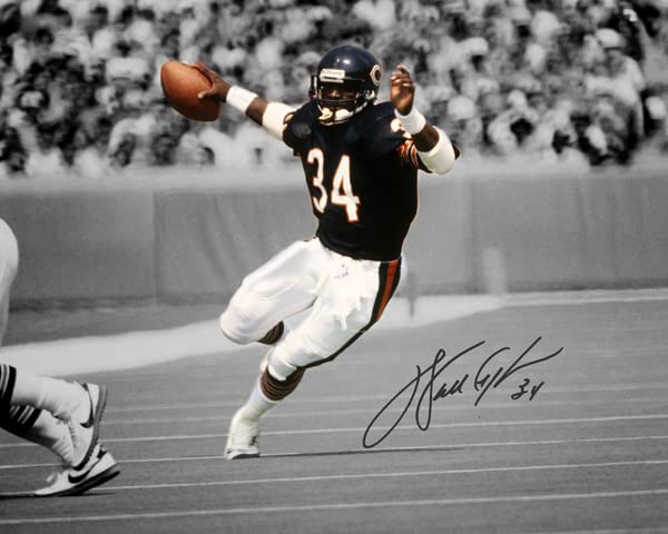 Ikonic Fotohaus Walter Payton Signed Photo Autograph Print Wall Art Home Decor