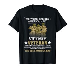 vietnam veteran - memorial day t-shirt