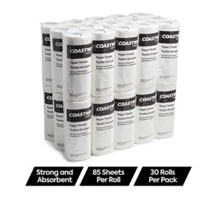 Coastwide Professional Cw21810ct Kitchen Rolls Paper Towel 2-Ply White, 85 Sheets/Rl, 30 Rl/Ct