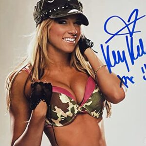 KELLY KELLY Autographed 8" x 10" PHOTO Signed WRESTLING Model BECKETT CERTIFIED AUTHENTIC L20649