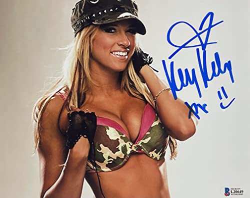 KELLY KELLY Autographed 8" x 10" PHOTO Signed WRESTLING Model BECKETT CERTIFIED AUTHENTIC L20649