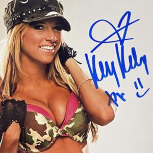 KELLY KELLY Autographed 8" x 10" PHOTO Signed WRESTLING Model BECKETT CERTIFIED AUTHENTIC L20649