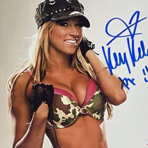 KELLY KELLY Autographed 8" x 10" PHOTO Signed WRESTLING Model BECKETT CERTIFIED AUTHENTIC L20649