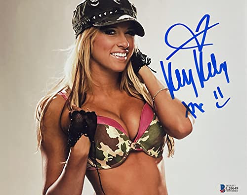 KELLY KELLY Autographed 8" x 10" PHOTO Signed WRESTLING Model BECKETT CERTIFIED AUTHENTIC L20649