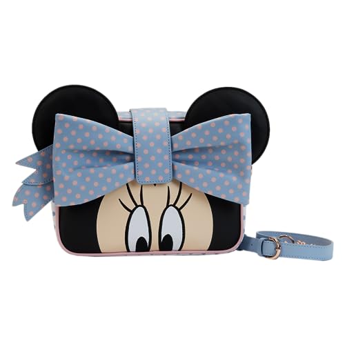 Disney: Minnie Mouse Pastel Polka Dot Crossbody Bag