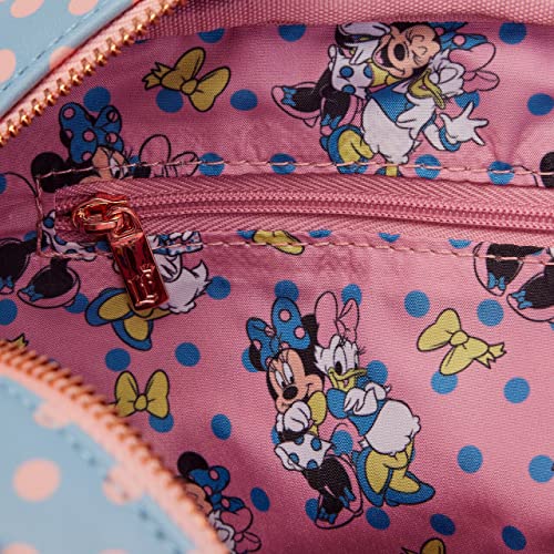 Disney: Minnie Mouse Pastel Polka Dot Crossbody Bag