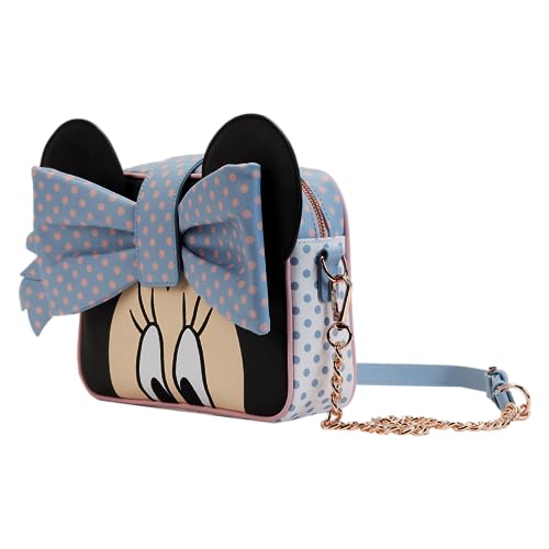 Disney: Minnie Mouse Pastel Polka Dot Crossbody Bag