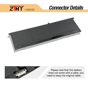 ZTHY 54Wh V6W33 Laptop Battery Replacement for Dell Inspiron 3510 3511 3515 5310 5410 5418 5510 5515 5518 5625 5630 5635 Latitude 3320 3330 3420 3520 Vostro 3515 3525 5620 5625 TN70C G91J0