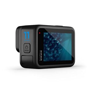 GoPro HERO11 Black - Waterproof Action Camera with 5.3K60 Ultra HD Video, 27MP Photos, 1/1.9" Image Sensor, Live Streaming, Webcam, Stabilization (Renewed)