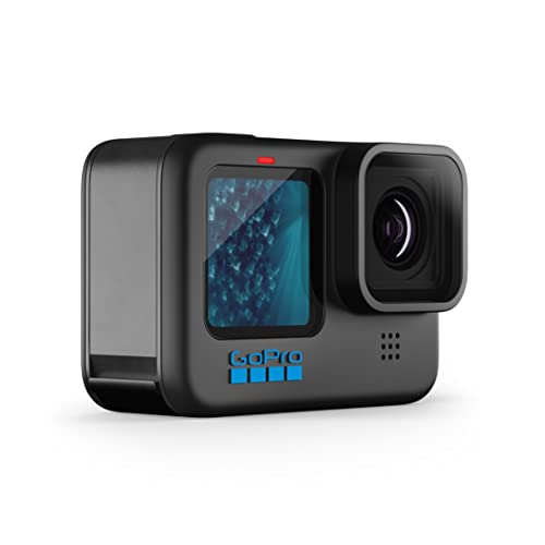 GoPro HERO11 Black - Waterproof Action Camera with 5.3K60 Ultra HD Video, 27MP Photos, 1/1.9" Image Sensor, Live Streaming, Webcam, Stabilization (Renewed)