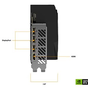 Gigabyte AORUS GeForce RTX 4070 Ti Master 12G Graphics Card, 3X WINDFORCE Fans, 12GB 192-bit GDDR6X, GV-N407TAORUS M-12GD Video Card