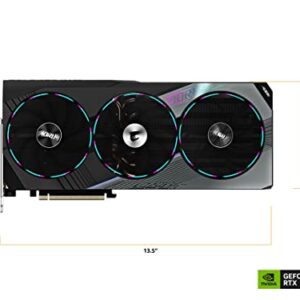 Gigabyte AORUS GeForce RTX 4070 Ti Master 12G Graphics Card, 3X WINDFORCE Fans, 12GB 192-bit GDDR6X, GV-N407TAORUS M-12GD Video Card