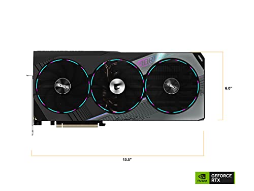 Gigabyte AORUS GeForce RTX 4070 Ti Master 12G Graphics Card, 3X WINDFORCE Fans, 12GB 192-bit GDDR6X, GV-N407TAORUS M-12GD Video Card