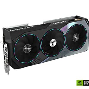 Gigabyte AORUS GeForce RTX 4070 Ti Master 12G Graphics Card, 3X WINDFORCE Fans, 12GB 192-bit GDDR6X, GV-N407TAORUS M-12GD Video Card