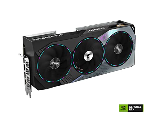 Gigabyte AORUS GeForce RTX 4070 Ti Master 12G Graphics Card, 3X WINDFORCE Fans, 12GB 192-bit GDDR6X, GV-N407TAORUS M-12GD Video Card