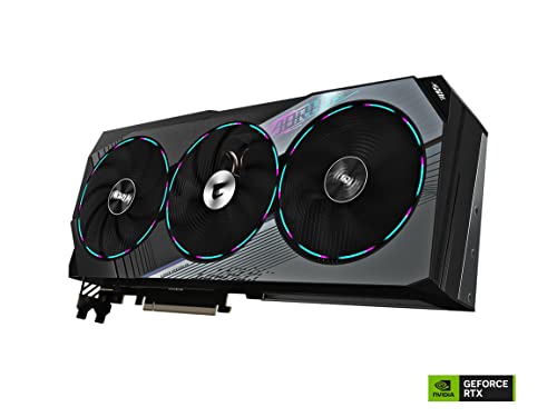 Gigabyte AORUS GeForce RTX 4070 Ti Master 12G Graphics Card, 3X WINDFORCE Fans, 12GB 192-bit GDDR6X, GV-N407TAORUS M-12GD Video Card