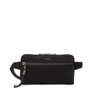 TUMI Voyageur Manele Hip Bag - Men's & Women's Waist Pack - Use as Sling Bag or Fanny Pack - Black & Gunmetal Hardware