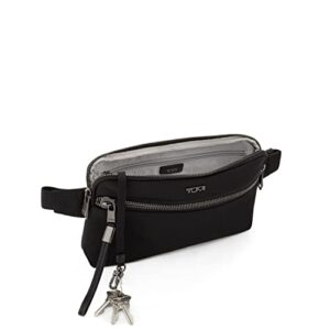 TUMI Voyageur Manele Hip Bag - Men's & Women's Waist Pack - Use as Sling Bag or Fanny Pack - Black & Gunmetal Hardware