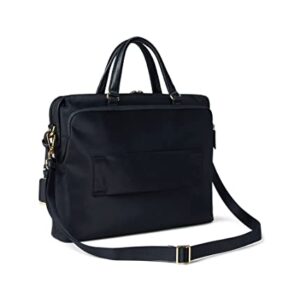 TUMI Voyageur Kendallville Brief - Briefcase Bag for Women & Men - Laptop Carrying Bag - Black & Gold Hardware