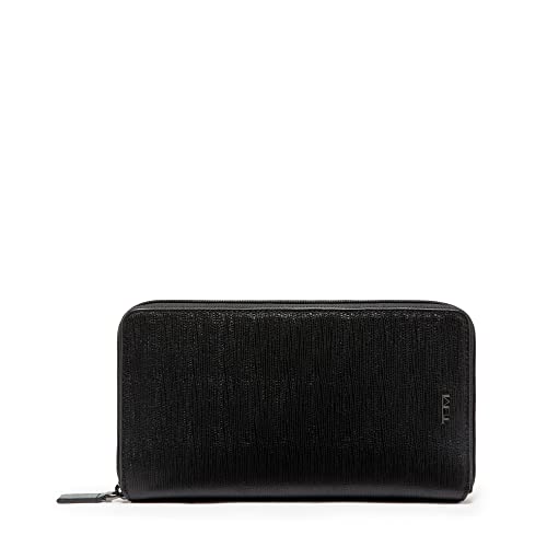 TUMI Nassau Travel Wallet - Black Embossed