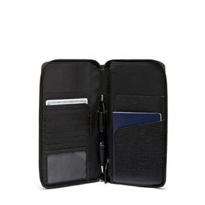 TUMI Nassau Travel Wallet - Black Embossed