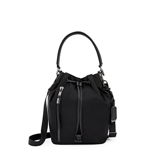 TUMI Voyageur Sabetha Bucket Crossbody - Black/Gunmetal