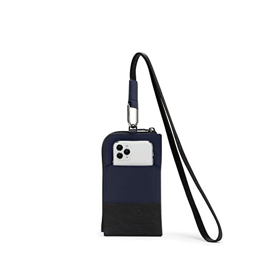 TUMI TUMI+ Card Pouch Lanyard - Navy/Black