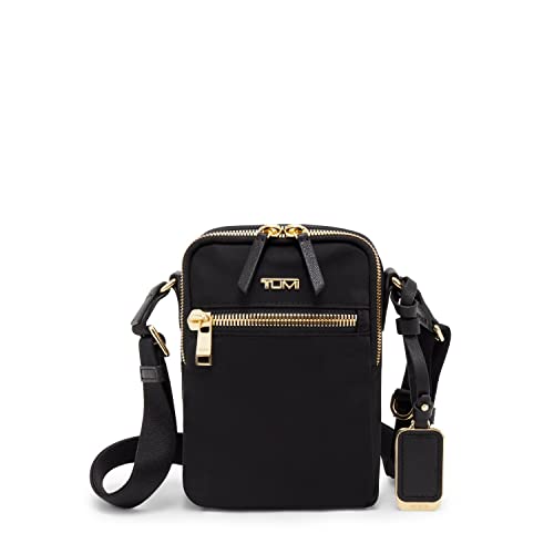 TUMI Voyageur Persia Crossbody - Men's & Women's Crossbody Bag - Crossbody Purse for Everyday Use - Black & Gold