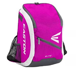 easton | game ready elite | youth | baseball & fastpitch softball | backpack bag series | pink / white