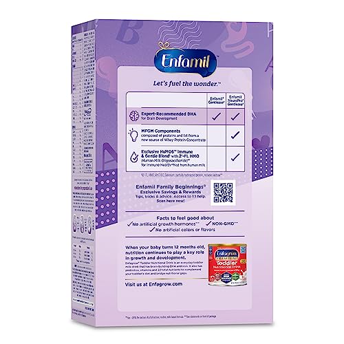Enfamil NeuroPro Gentlease Baby Formula, Infant Formula Nutrition, Brain and Immune Support with DHA, Proven to Reduce Fussiness, Crying, Gas and Spit-up in 24 Hours, Refill Box, 35.2 Oz (Pack of 4)