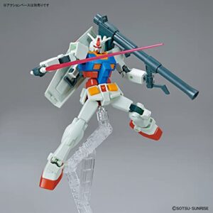 Bandai Hobby - Mobile Suit Gundam - 1/144 RX-78-2 Gundam (Full Weapons Set), Bandai Spirits Entry Grade Model Kit