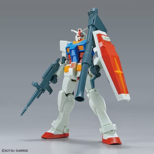 Bandai Hobby - Mobile Suit Gundam - 1/144 RX-78-2 Gundam (Full Weapons Set), Bandai Spirits Entry Grade Model Kit