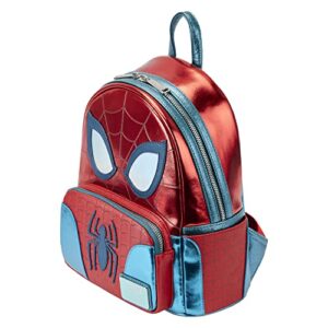 Loungefly Marvel Metallic Spider-Man Cosplay Mini Backpack