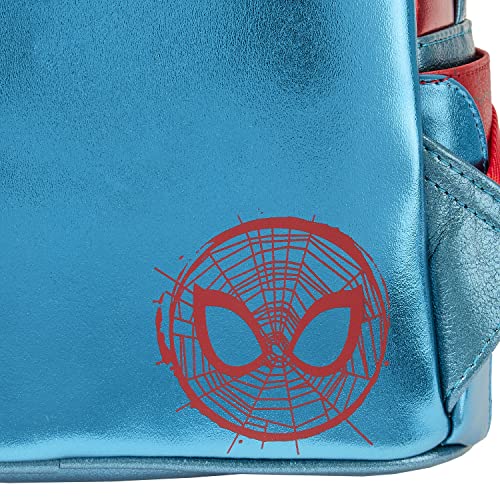 Loungefly Marvel Metallic Spider-Man Cosplay Mini Backpack